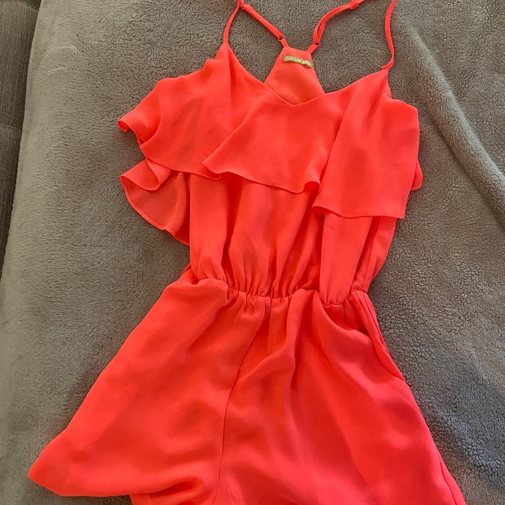 Gianni Bini Hot Pink Romper